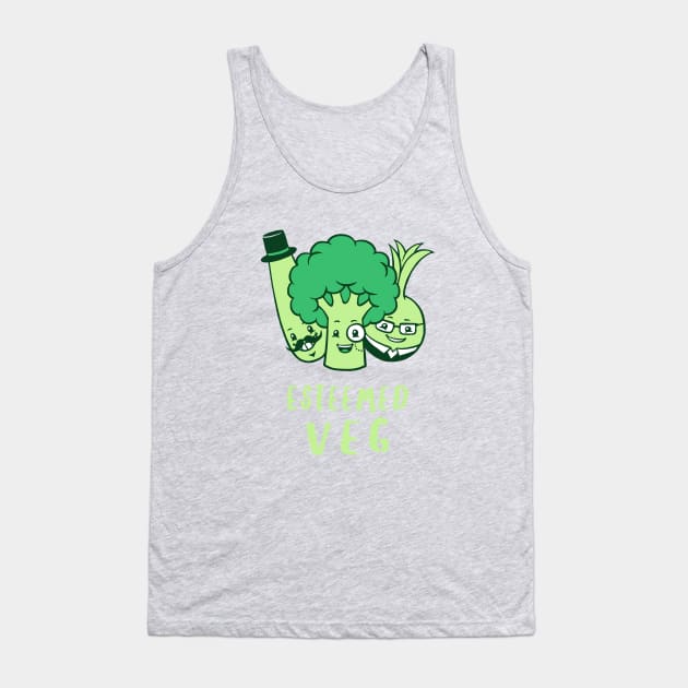 Esteemed Veg Tank Top by dumbshirts